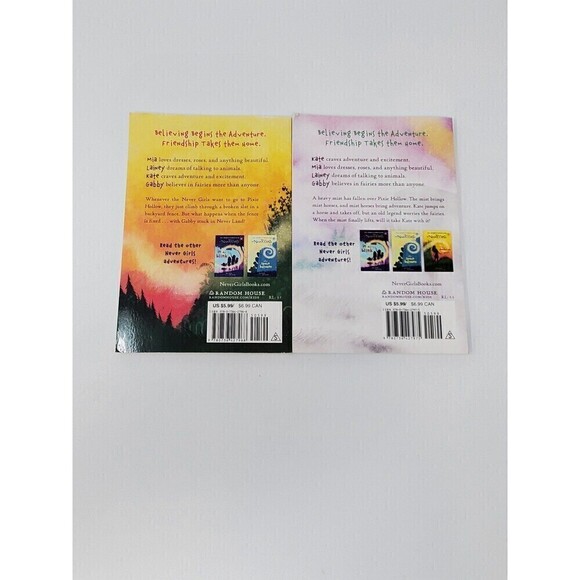 DISNEY THE NEVER GIRLS SET OF 4 PAPERBACK BOOKS GIRLS FICTION TWEENS FAIRIES - Picture 9 of 10